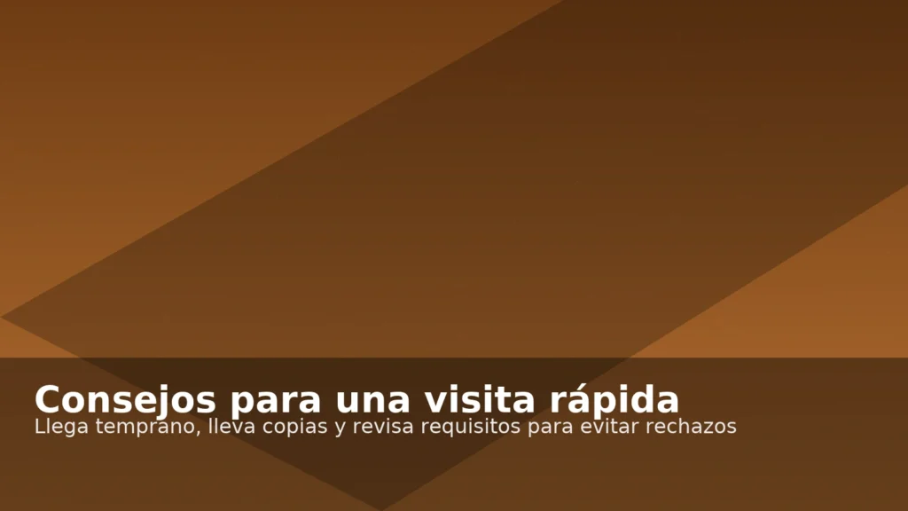 Consejos para evitar esperas