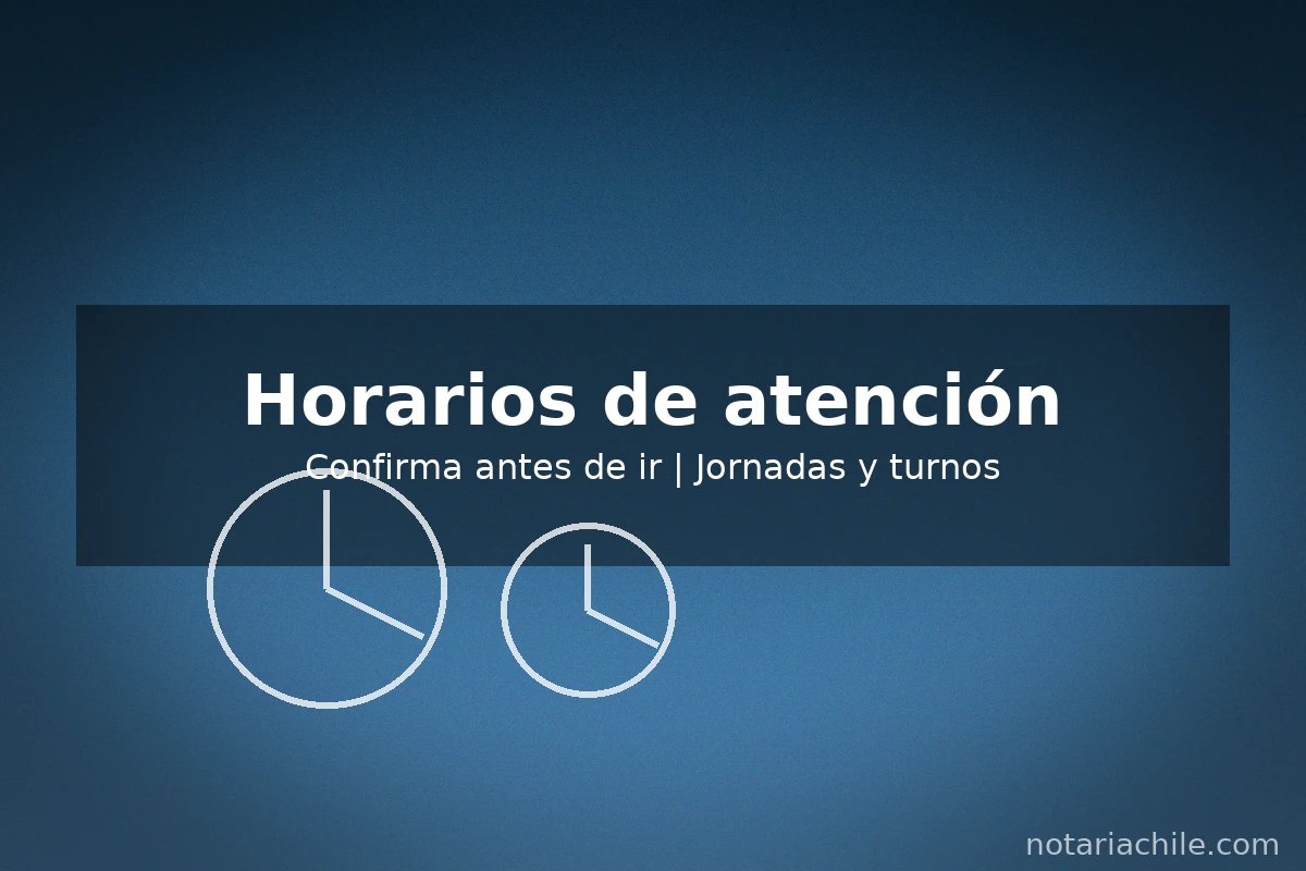 Horarios de la Notaría Lascar: confirma jornadas y turnos antes de asistir