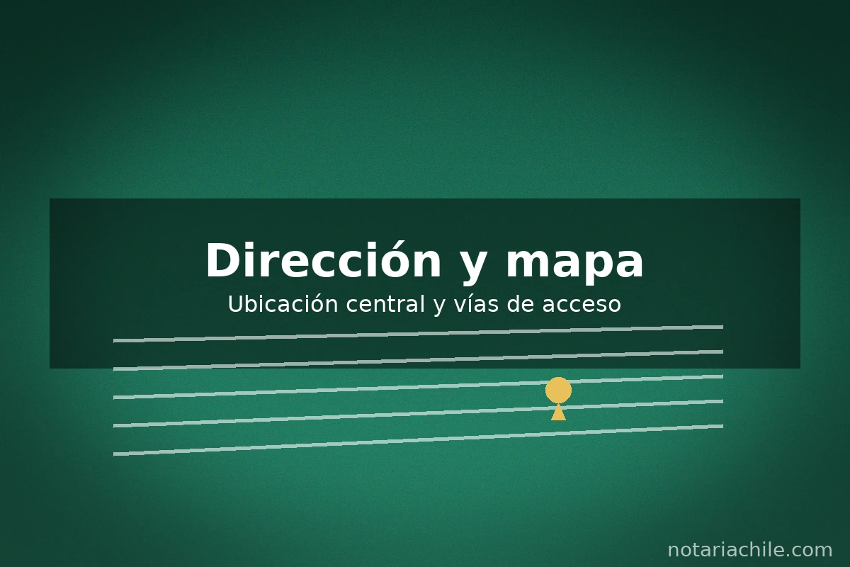 Direcciones de notarías en San Martín: ubicación central y mapa de accesos