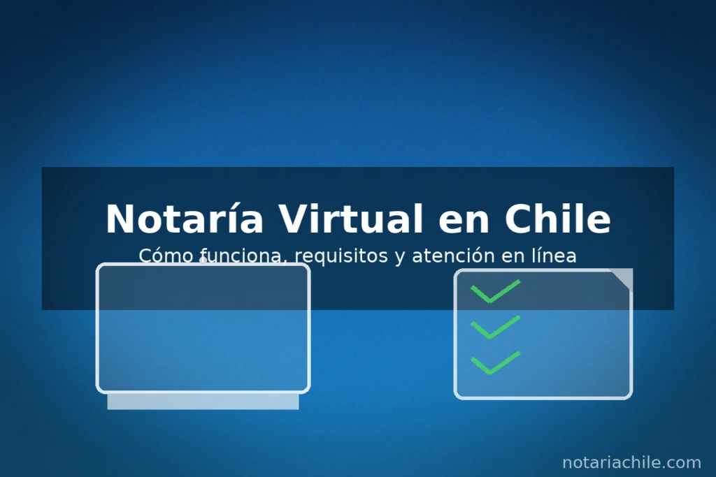 Notaría Virtual en Chile: cómo funciona, requisitos y atención en línea paso a paso