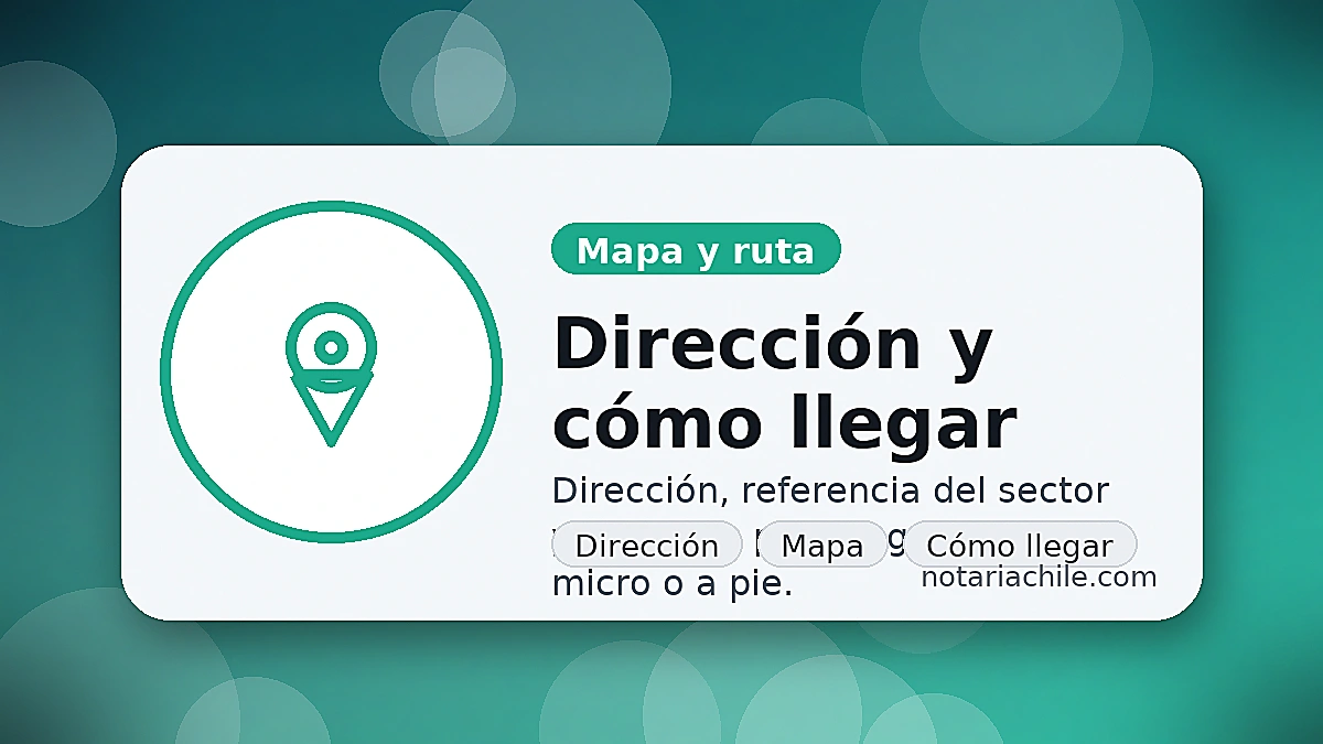 Dirección de la Notaría en Antofagasta y cómo llegar (mapa y ruta) | notariachile.com