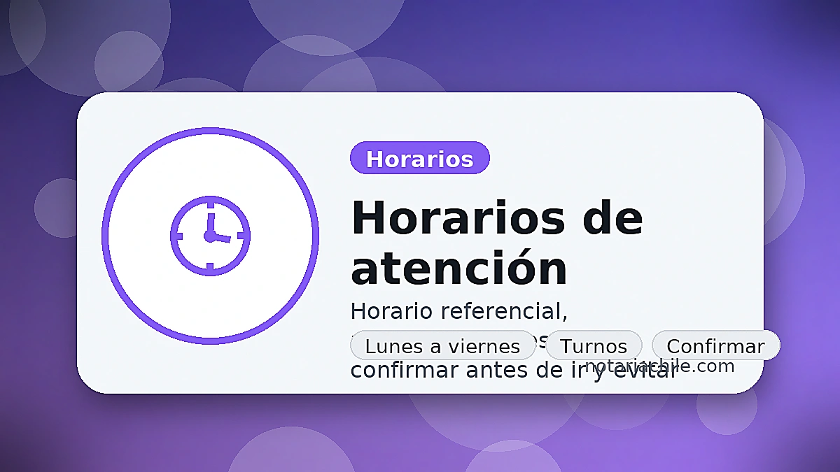 Horarios de atención de la Notaría en Antofagasta: confirma antes de ir | notariachile.com