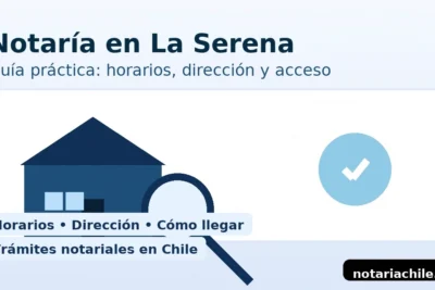 Imagen portada "Notaría en La Serena": guía práctica con horarios, dirección y cómo llegar – notariachile.com