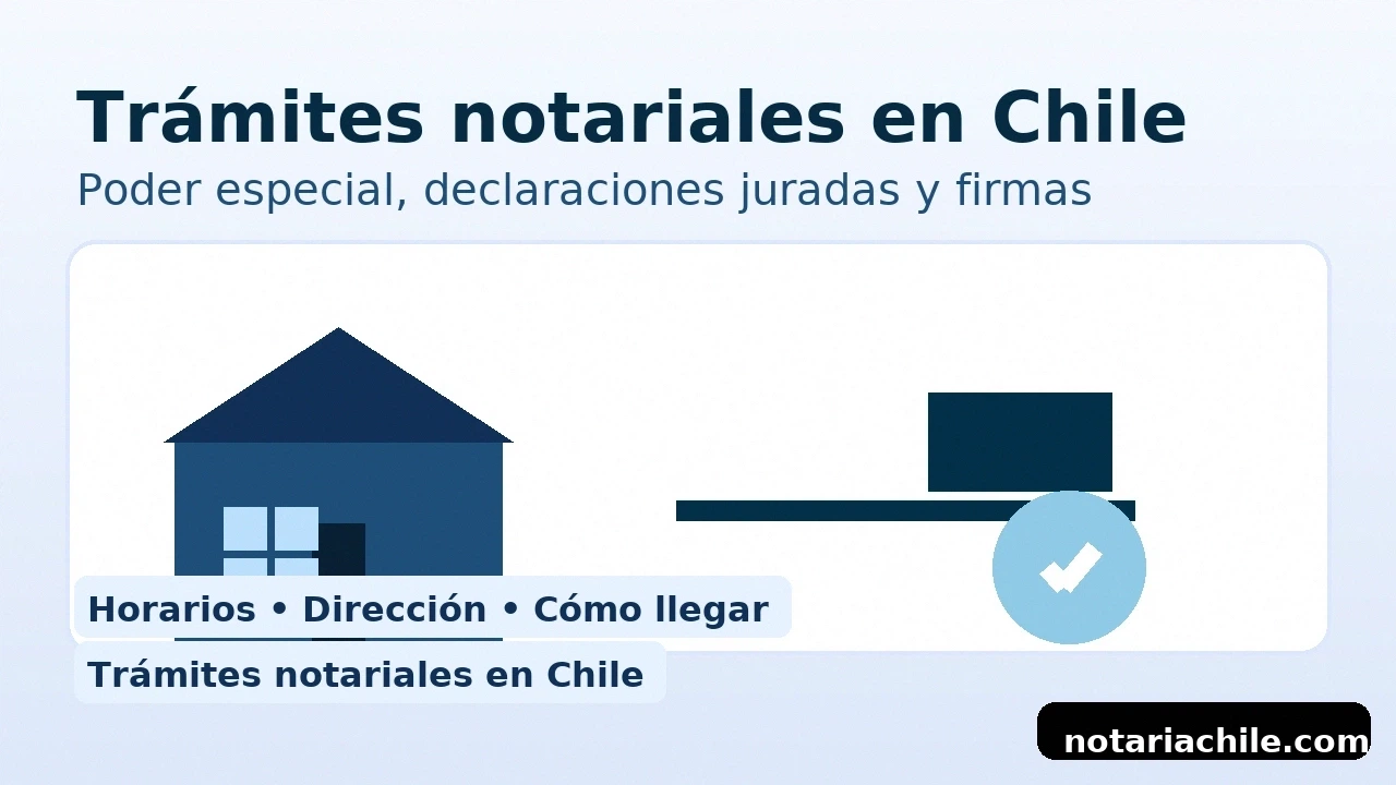 Portada trámites notariales en Chile: poder especial, declaraciones juradas y firmas – notariachile.com