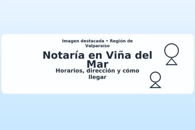 Imagen destacada para Notaría en Viña del Mar — horarios, dirección y cómo llegar (Región de Valparaíso).