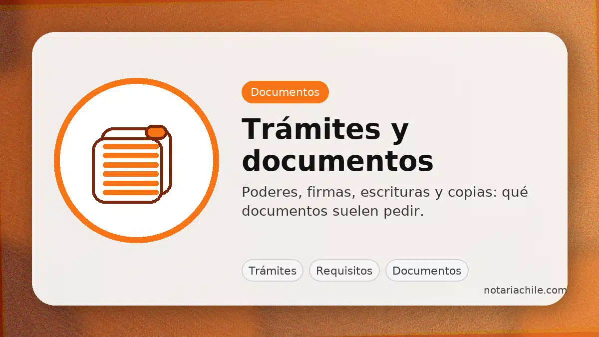 Trámites y documentos en la Notaría Andrés Rieutord: poderes, firmas y copias autorizadas