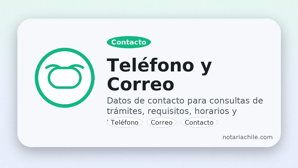 Teléfono y correo de Notaría Cabezas Puerto Montt: contacto para consultas de trámites | notariachile.com