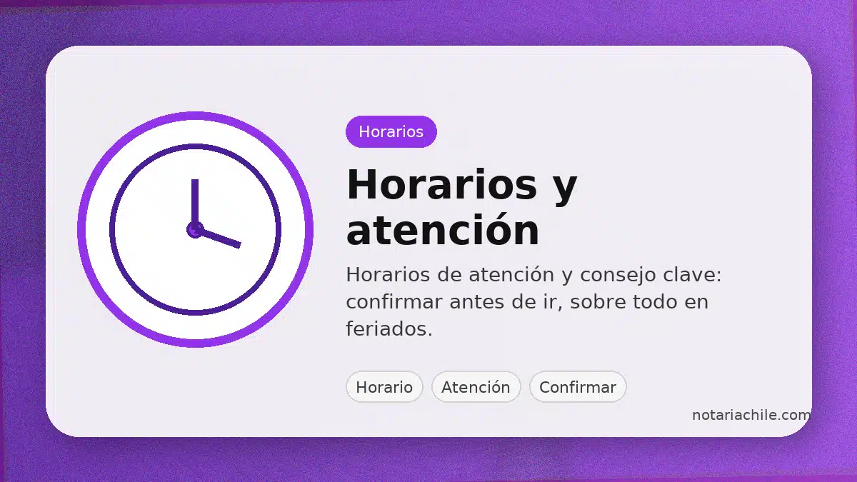 Horarios de notaría en Los Ángeles: atención y recomendación de confirmar antes de ir