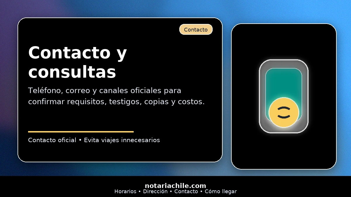 Teléfonos y contacto Notaría Loyola Temuco para confirmar requisitos poderes copias y trámites – notariachile.com