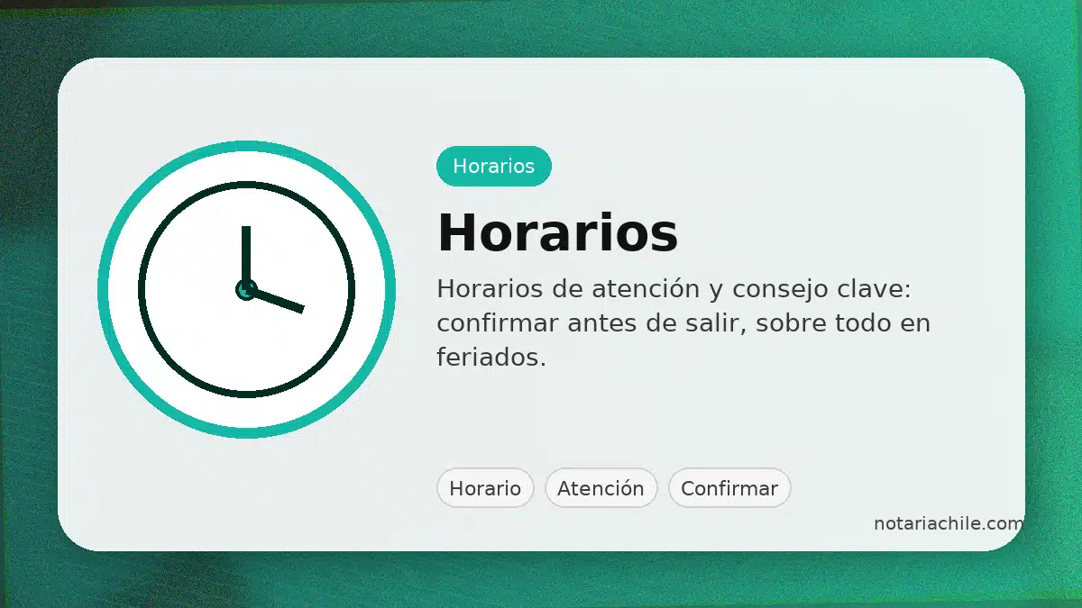 Horarios de la Notaría Ossa: horario de atención y recomendación de confirmar antes de ir