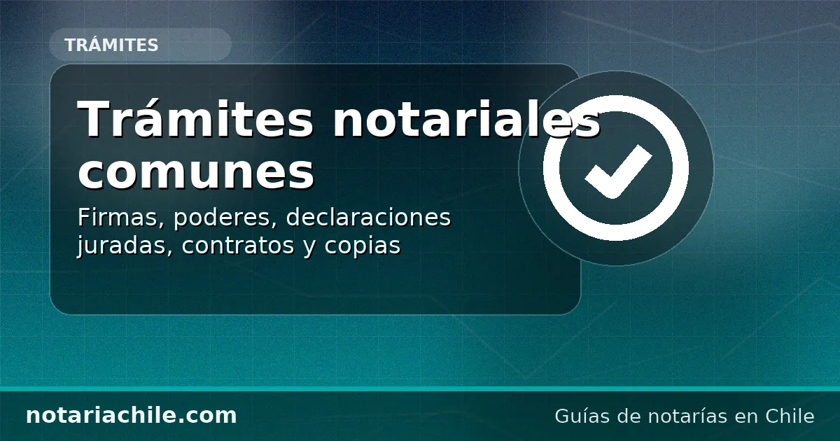 Trámites notariales comunes en Puente Alto: firmas, poderes y declaraciones juradas - notariachile.com