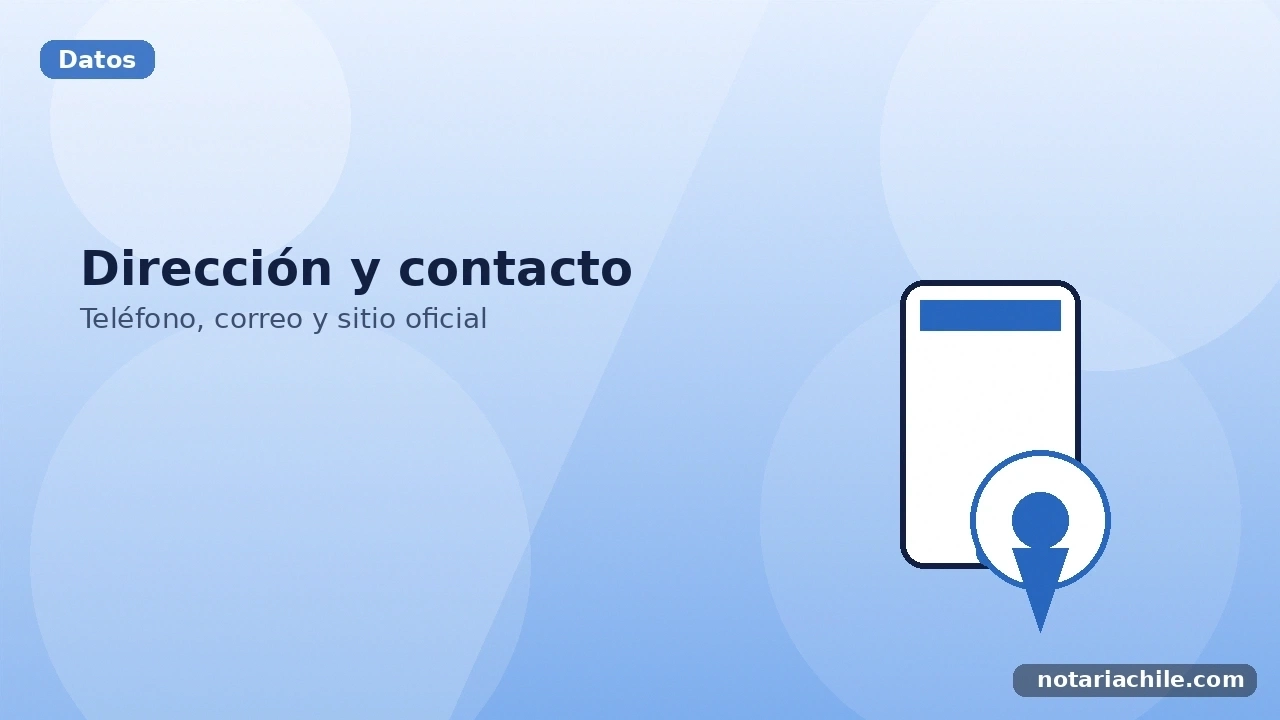 Dirección y contacto de la notaría en Lampa: teléfono, correo y web – notariachile.com
