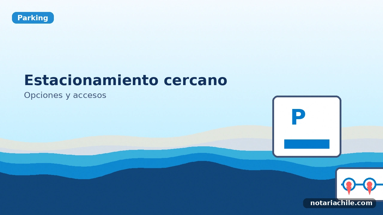 Estacionamiento cercano a notarías en La Serena: opciones y accesos – notariachile.com