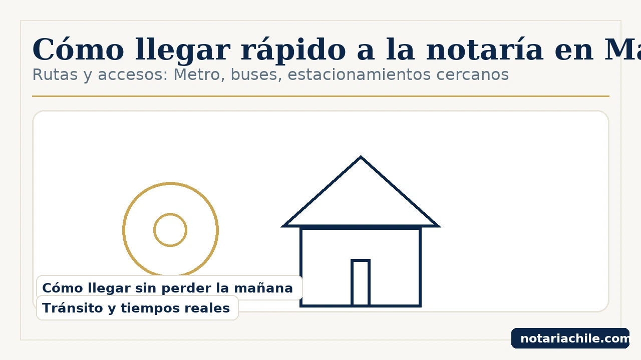 Cómo llegar a notarías en Maipú: metro, buses y estacionamientos – notariachile.com