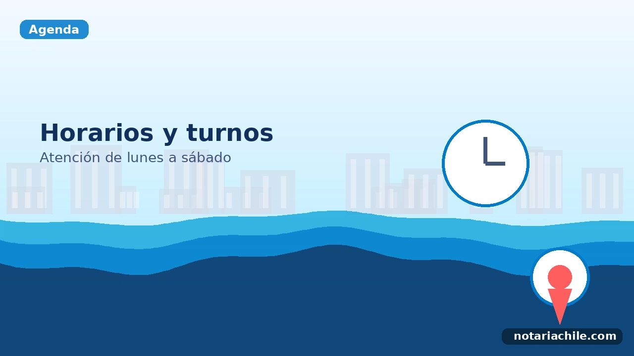 Horarios y turnos de notarías cercanas: atención de lunes a sábado – notariachile.com