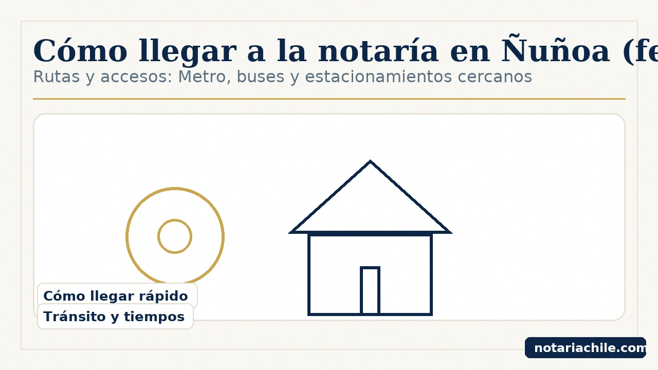 Cómo llegar a notarías en Ñuñoa en feriados: metro, buses y estacionamientos – notariachile.com