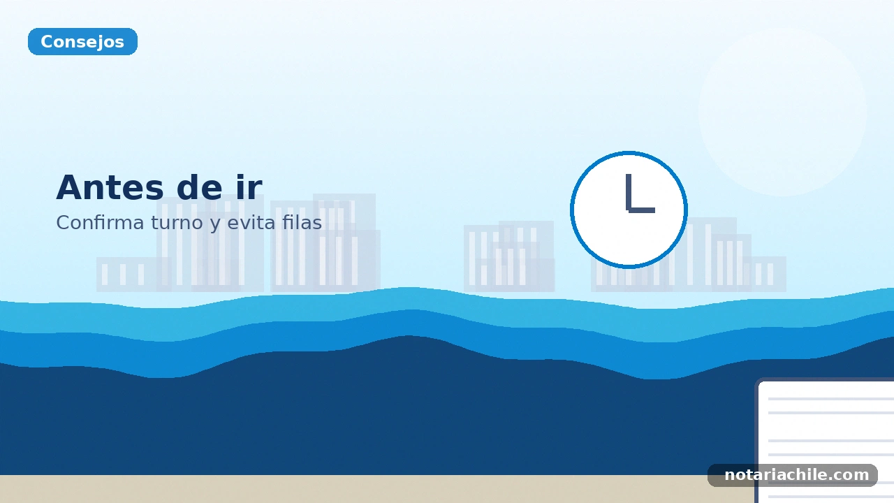 Consejos antes de ir a la Notaría Orlando Cerda: confirma turno y evita filas – notariachile.com