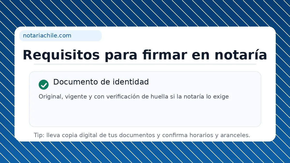 Qué llevar a la notaría: cédula vigente y respaldos obligatorios