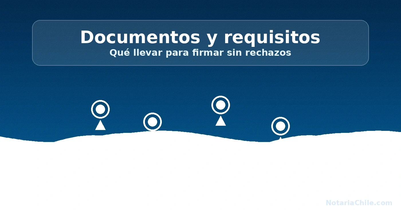 Documentos y requisitos para trámites notariales en Valparaíso: evita rechazos